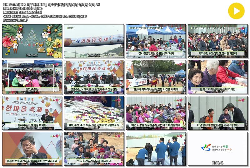 [2017 서구톡톡 89회] 제2회 정서진 중앙시장 한마음 축제 사진